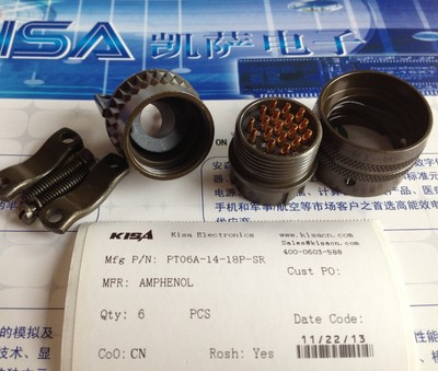 【安费诺MS3111E10-6P】价格,厂家,图片,连接器,深圳凯萨电子-
